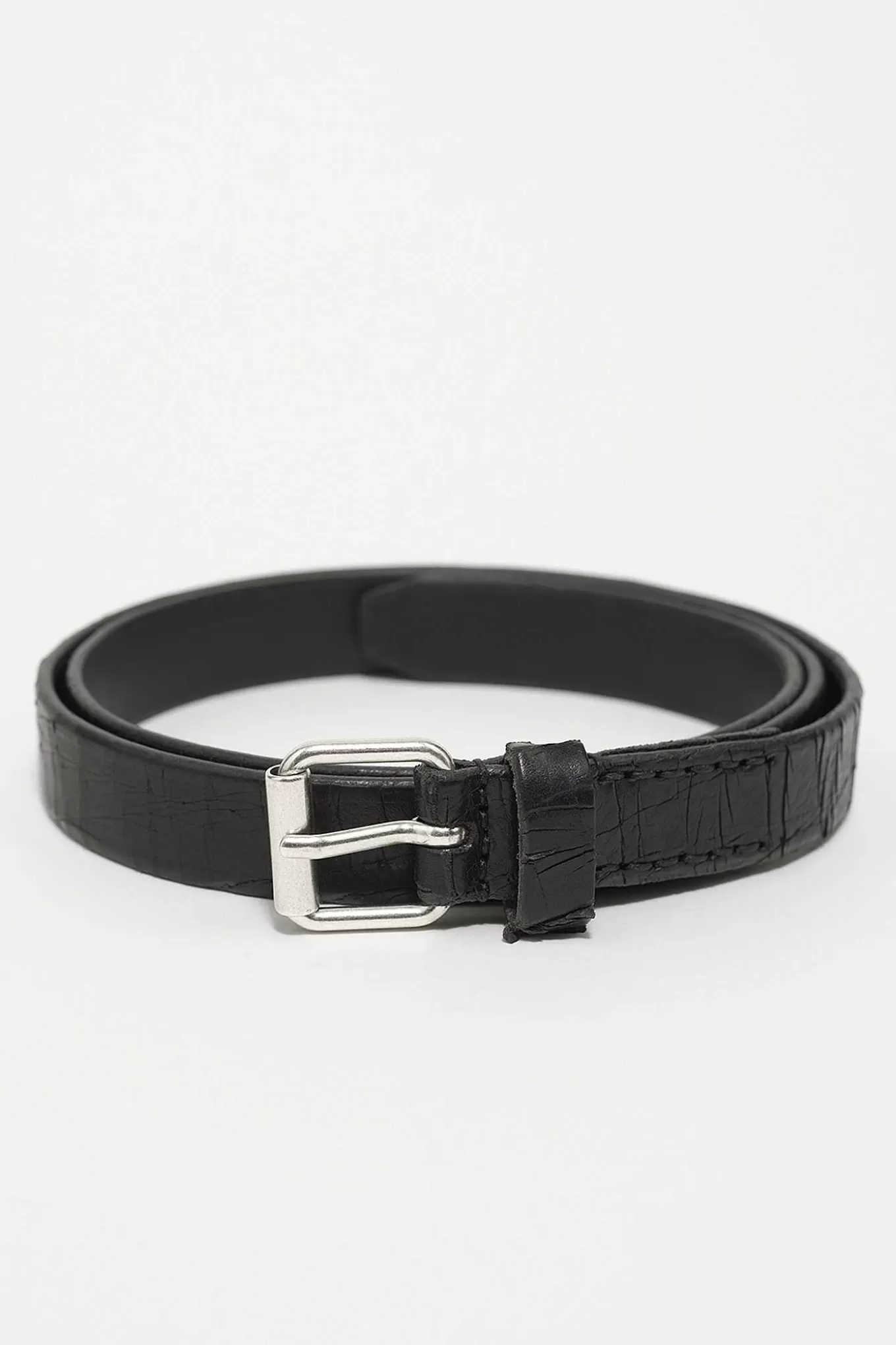 3 Cm Baelte Laser Crack Sort Læder.^Our Legacy Best Sale