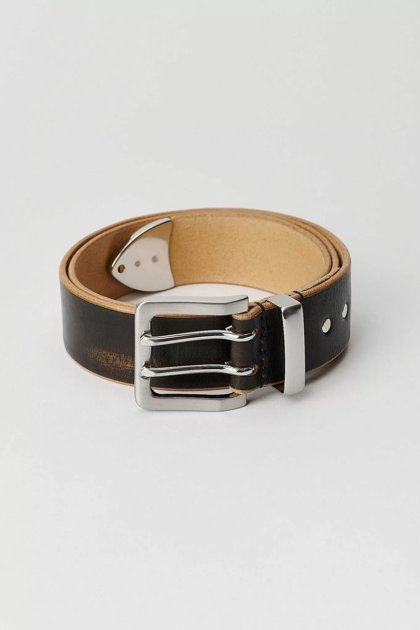 4 Cm Dobbelt Tungebaelte Sort Vintage Læder^Our Legacy Fashion