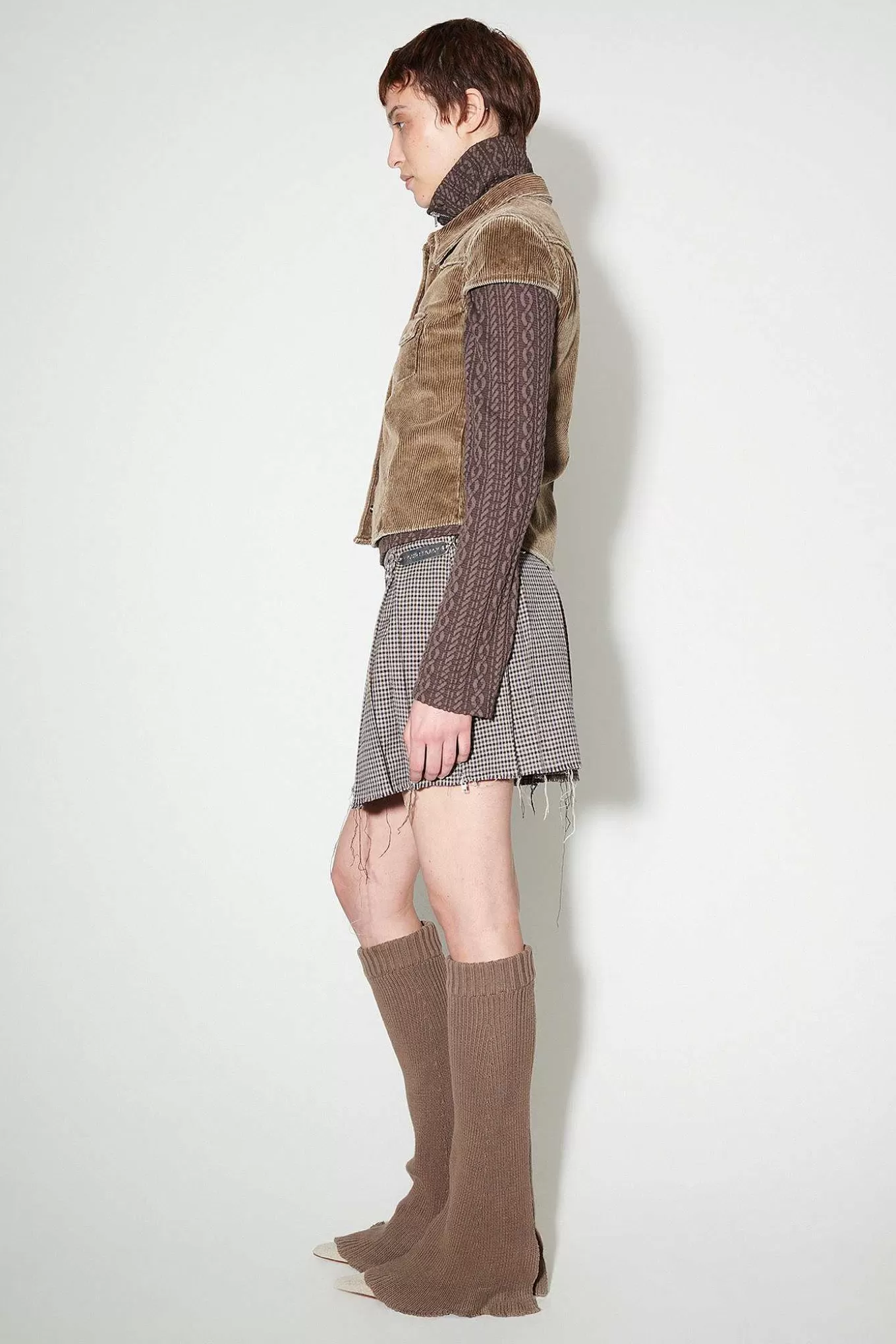 Daisy Shirt Shortsleeve Brown Enzyme Cord^Our Legacy New