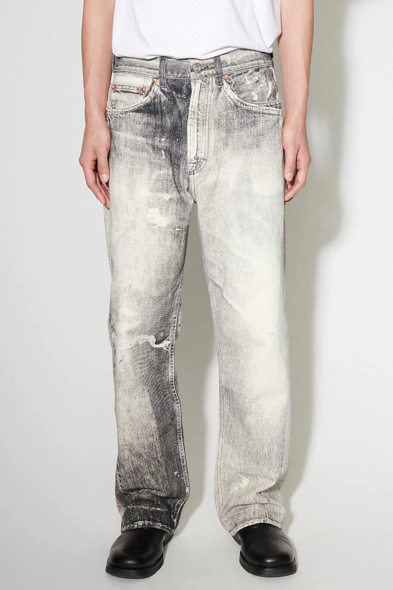 Third Cut Jeans Digital Print Ink Black^Our Legacy Hot
